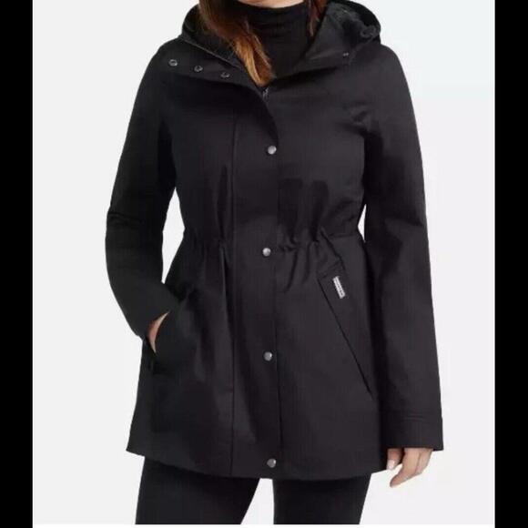 Hunter Ladies Water Resistant Rain Jacket Black 2XL - Picture 1 of 3